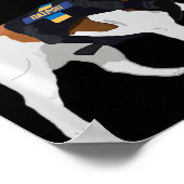 Seien Sie tapfer wie die Ukraine Bravery Patron Hu Poster (Ecke)