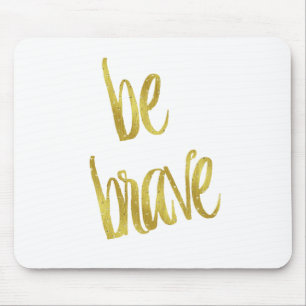 Seien Sie tapfere Imitate Gold Foil Sparkus Design Mousepad