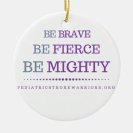 Seien Sie tapfere Verzierung Keramikornament