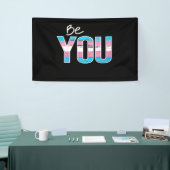Seien Sie - Trans-weiß Banner (Messeveranstaltung)