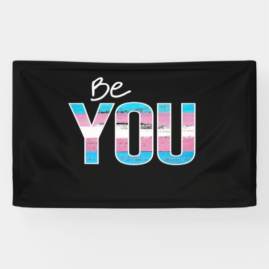 Seien Sie - Trans-weiß Banner (Horizontal)