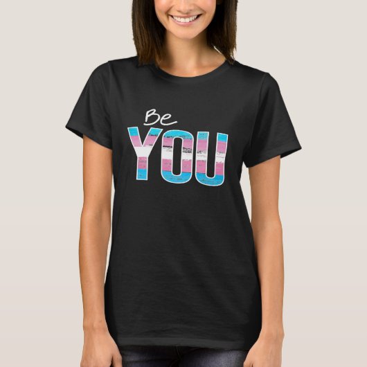 Seien Sie - Trans-weiß T-Shirt (Vorderseite)