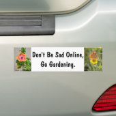 Seien Sie traurig online Go Gärtner Autoaufkleber (Auf Auto)
