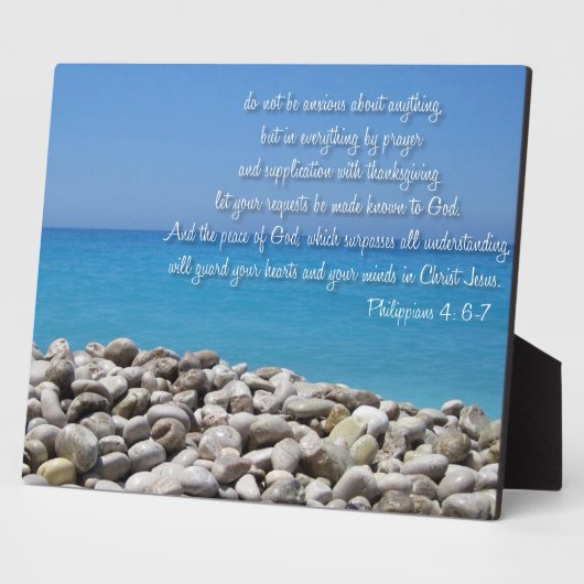 Seien Sie über nichts besorgt Fotoplatte (Seite)