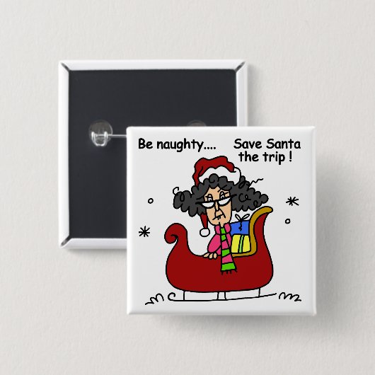 Seien Sie unartig Button (Vorne & Hinten)