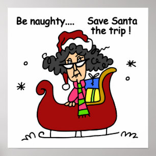 Seien Sie unartig Poster