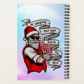 Seien Sie unheimlich Gerettet Santa The Trip-42316 Notizblock (Rückseite)