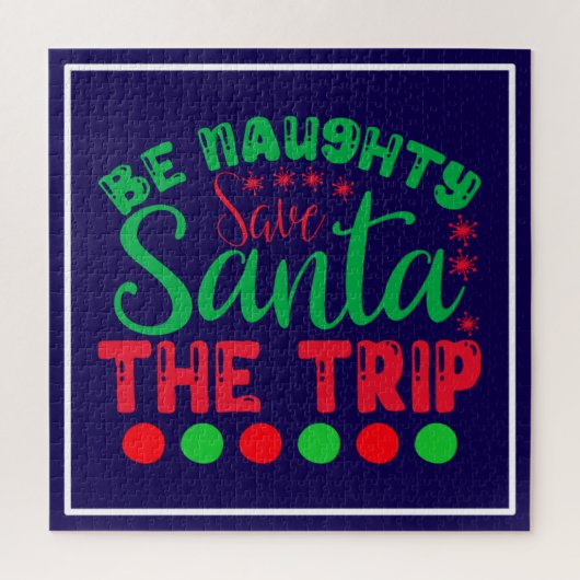 Seien Sie unheimlich Gerettet Santa The Trip-81634 Puzzle (Vertikal)