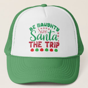 Seien Sie unheimlich Gerettet Santa The Trip-81634 Truckerkappe