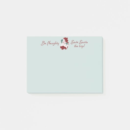 Seien Sie unheimlich Gerettet Santa The Trip Post-it Klebezettel (Vorderseite)