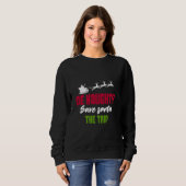 Seien Sie unheimlich Gerettet Santa The Trip Sweatshirt (Vorne ganz)