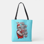 Seien Sie unheimlich Gerettet Santa The Trip Tasche (Rückseite)