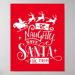 Seien Sie unheimlich Gerettet Weihnachtspreis Poster