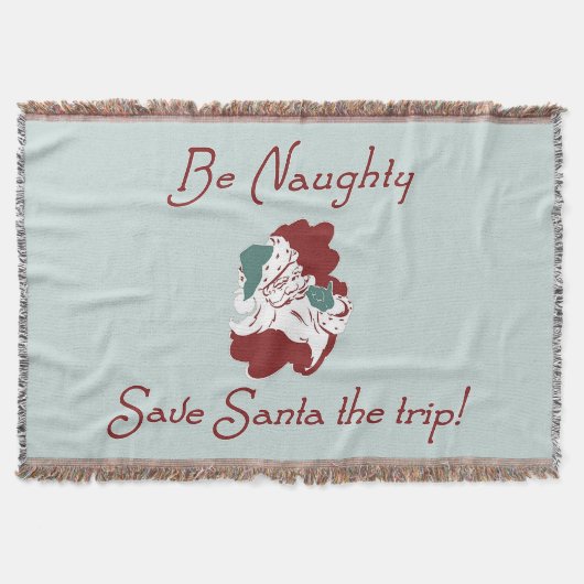 Seien Sie unheimlich Santa Decke (Vorderseite)