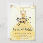 Seien Sie unser Gast Birthday Einladung (Vorderseite)
