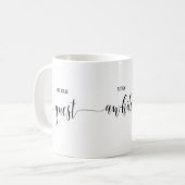 Seien Sie unser Gast Coffee Tasse (Vorderseite Links)