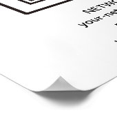 Seien Sie unser Gast Scan zu Connect QR Code WIFI Poster (Ecke)