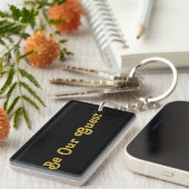 Seien Sie unser Gast Vacation Rental Acrylic Schlü Schlüsselanhänger (Vorderseite rechts)