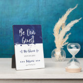 Seien Sie unser Gast - Wifi Network Plaque Fotoplatte (Seite)