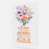 Seien Sie unser Gästeschild Acrylschild (Winkel)