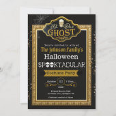 Seien Sie unser Geist Black & Gold Kostüme Party E Karte (Vorderseite)