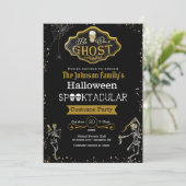 Seien Sie unser Geist tanzende Skelette Kostüm Par Karte (Stehend Vorderseite)