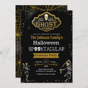 Seien Sie unser Geist tanzende Skelette Kostüm Par Karte