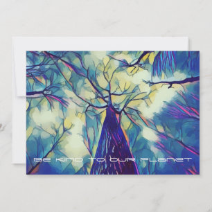 Seien Sie unser Planet - der Tag des Baumwaldes au