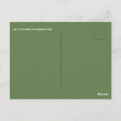 Seien Sie unser Planet - Gaia Cry Earth Day Postkarte (Rückseite)