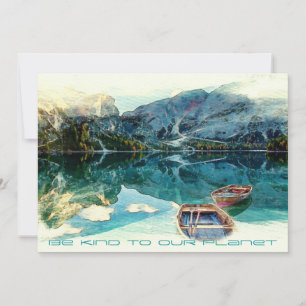 Seien Sie unser Planet - Tag der Berge am See