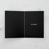 Seien Sie unsere Pförtner-Karte mit Tux und Rose Einladung (Innenseite)