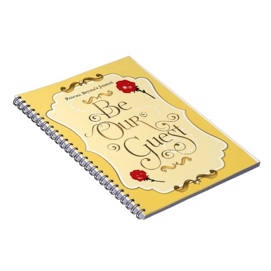 Seien Sie unsere Rote Rose Princess Notebook Journ Notizblock (Rechte Seite)