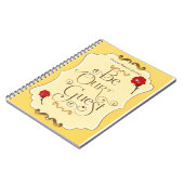 Seien Sie unsere Rote Rose Princess Notebook Journ Notizblock (Linke Seite)