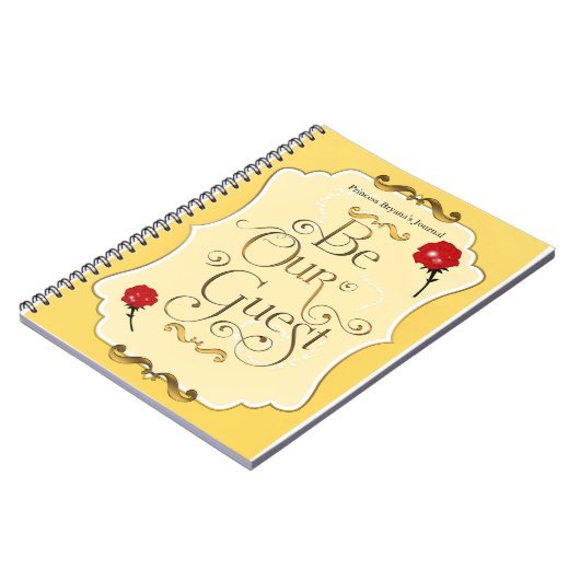 Seien Sie unsere Rote Rose Princess Notebook Journ Notizblock (Linke Seite)