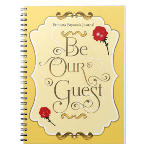 Seien Sie unsere Rote Rose Princess Notebook Journ Notizblock