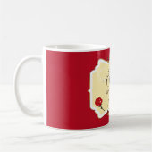 Seien Sie unsere Rote Rose Sparkle Kaffeetasse (Links)