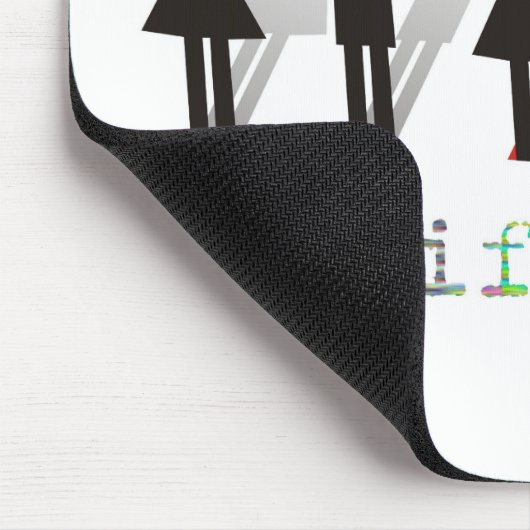 Seien Sie unterschiedlich! Mousepad (Ecke)