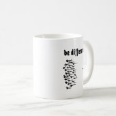 Seien Sie unterschiedliche Samenzellen Kaffeetasse (VorderseiteRechts)