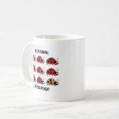 Seien Sie ursprünglicher Marienkäfer Kaffeetasse (Vorderseite Links)
