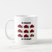 Seien Sie ursprünglicher Marienkäfer Kaffeetasse (Links)