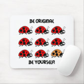 Seien Sie ursprünglicher Marienkäfer Mousepad (Mit Mouse)
