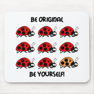 Seien Sie ursprünglicher Marienkäfer Mousepad