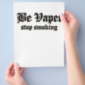 Seien Sie verdampfen, hören Sie auf zu rauchen Flyer (Hand)