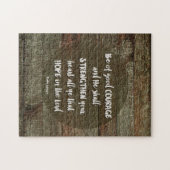 Seien Sie vom guten Mut - Psalm-31:24 Puzzle (Horizontal)