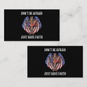 Seien Sie vor unserer Flagge Christlich Visitenkarte (Vorne/Hinten)