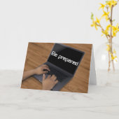 Seien Sie vorbereitet, schießen Sie nicht aus dem  Karte (Gelbe Blume)