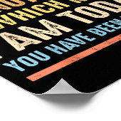 Seien Sie vorsichtig, ich bin mir nicht sicher, we Poster (Ecke)