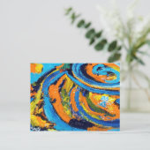 Seien Sie vorsichtig mit der Postkarte (Stehend Vorderseite)