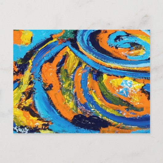 Seien Sie vorsichtig mit der Postkarte (Vorderseite)