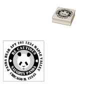 Seien Sie vorsichtig, Naught Panda Rubber Briefmar Gummistempel (Stempel)